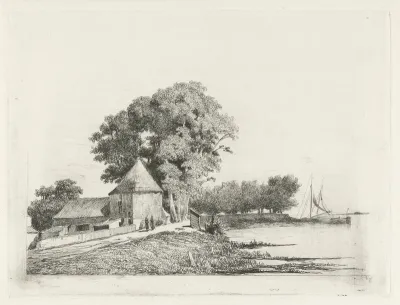 Boerderij aan een rivier
