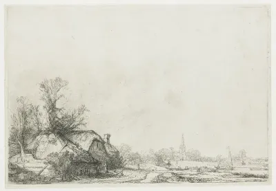 Boerderij aan een vaart: gezicht op Ouderkerk aan de Amstel