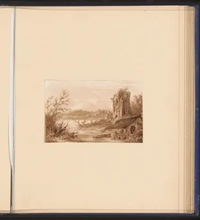Boerderij aan een waterkant