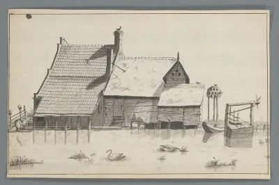 Boerderij aan het water