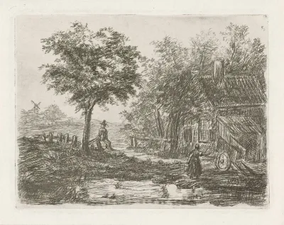 Boerderij aan het water
