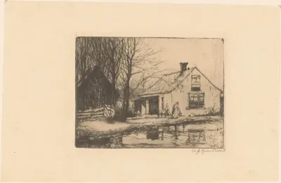 Boerderij aan het water in Voorburg