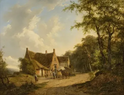 Boerderij aan zandweg