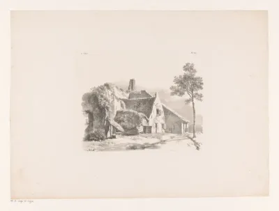 Boerderij bij ruïne