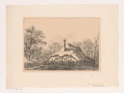 Boerderij in het bos