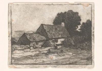 Boerderij in heuvelachtig landschap