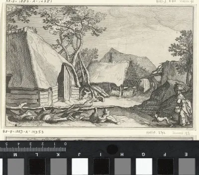 Boerderij met erf en vervallen schuur