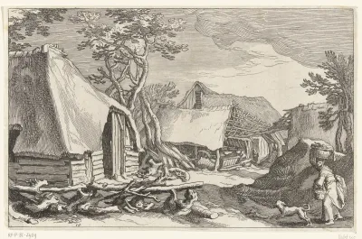 Boerderij met erf en vervallen schuur