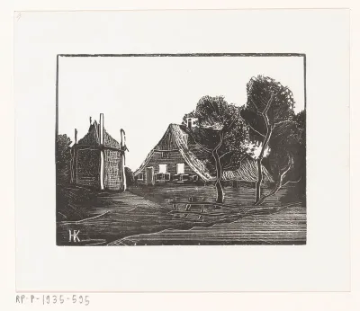 Boerderij met hooischuur