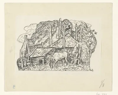 Boerderij met paard