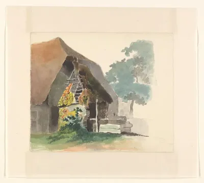 Boerderij met vervallen voorhuis