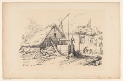 Boerderij met waterput