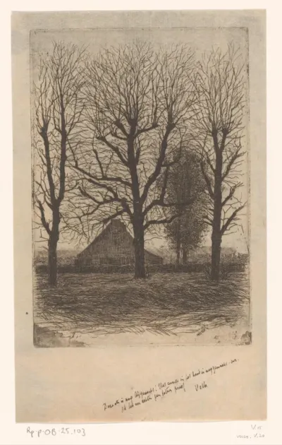 Boerderij tussen hoge bomen, Ewijkshoeve