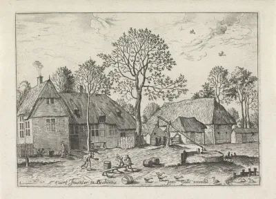 Boerderijen met waterput