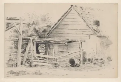 Boerderijtje, voorheen aan de Ziepsche weg, Arnhem