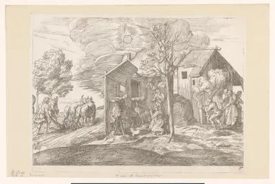 Boeren aan het werk