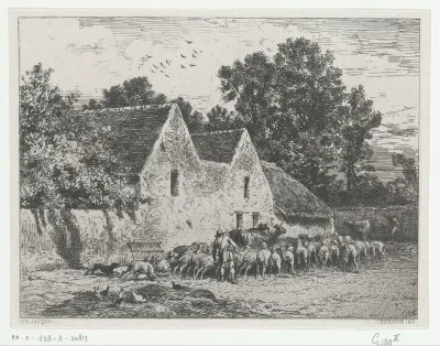 Boeren brengen kudde op stal