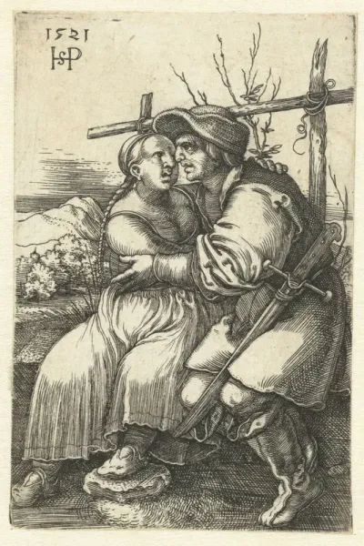 Boeren liefdespaar