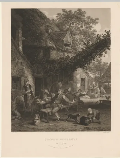 Boeren tafereel