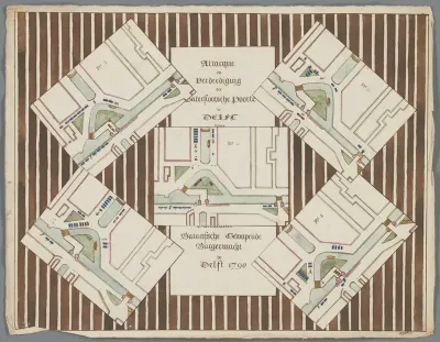 Boerenbedrieger met bladen met manoeuvres, 1798