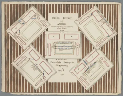 Boerenbedrieger met bladen met manoeuvres, 1799