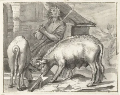 Boerenerf met gevogelte