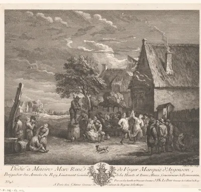 Boerenfeest voor een herberg
