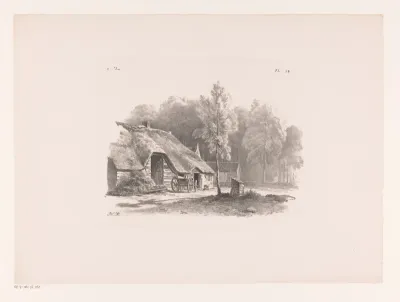 Boerenhoeve met kar