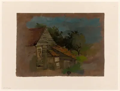 Boerenhuis met kleine schuur