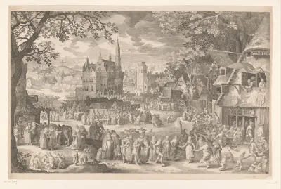 Boerenkermis voor waag op dorpsplein