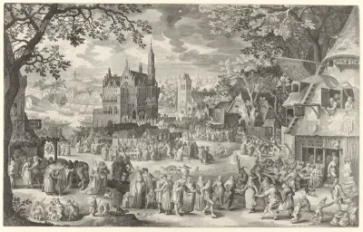 Boerenkermis voor waag op dorpsplein