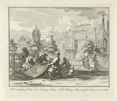 Boeten van de visnetten