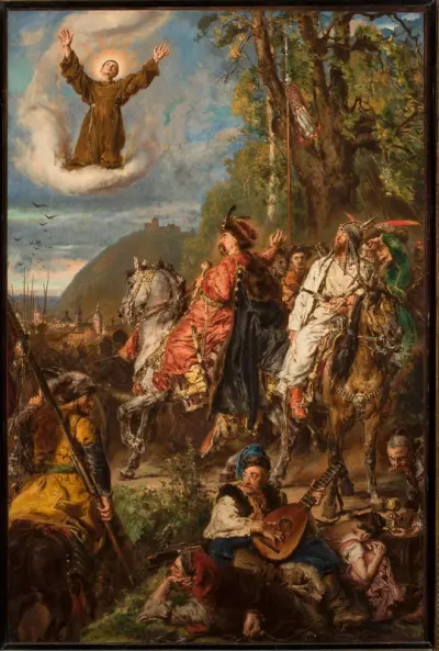 Bohdan Khmelnytsky with Tugay Bey near Lviv.
