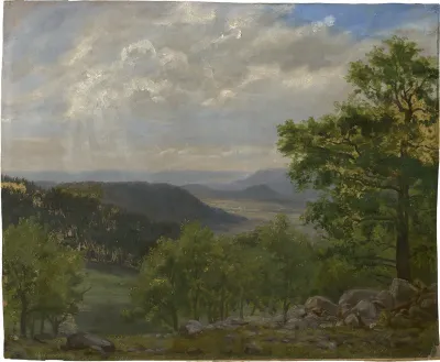 Bohemian mountain landscape