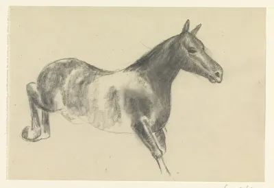 Bokkend paard
