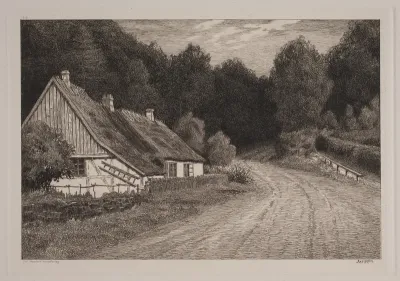 Bondehus ved skoven