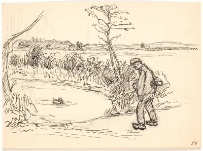 Bonden ved den frosne sø