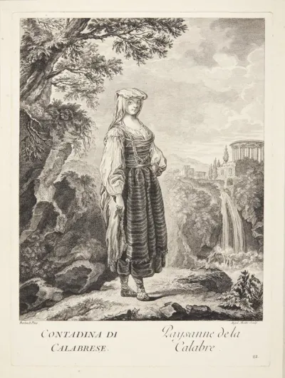 Bondepige fra Calabrien (Paysanne dela Calabre)
