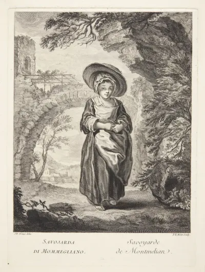 Bondepige fra Savoyen (Savoyarde de Montmelian)