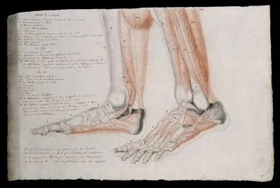 Bones and muscles of the feet and lower legs