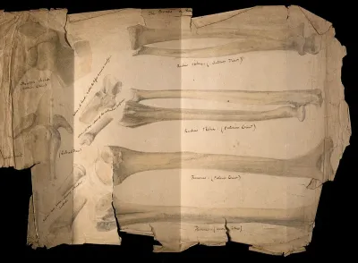 Bones of the arm: figures showing the shoulder joint, the radius and ulna and the humerus
