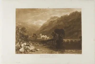 Bonneville, plate 64 from Liber Studiorum