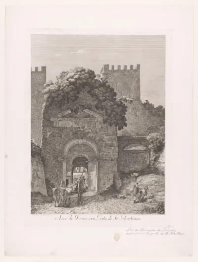 Boog van Drusus en Poort van de H. Sebastiaan
