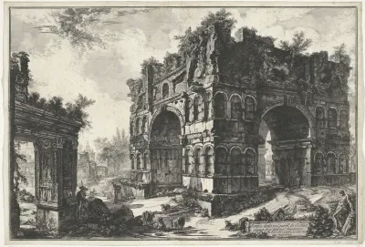Boog van Janus en de Boog van de geldwisselaars te Rome