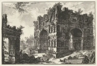 Boog van Janus en de Boog van de geldwisselaars te Rome