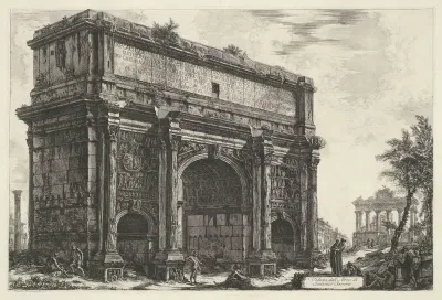 Boog van Septimius Severus te Rome