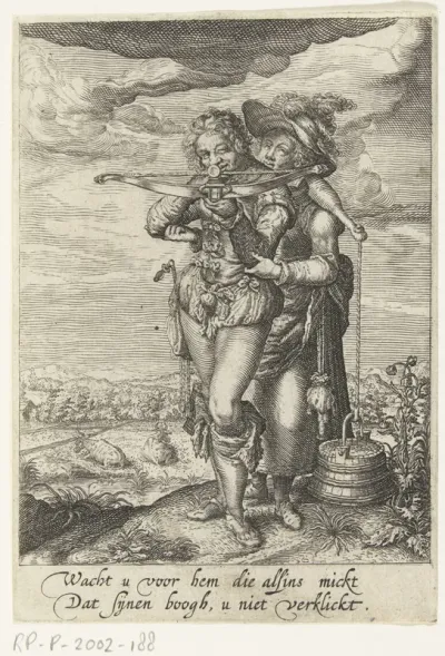 Boogschutter en melkmeid