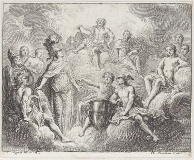 Book 1, Fable 13: the Lottery of Jupiter (La Lotterie de Jupiter), from "Fables Nouvelles"