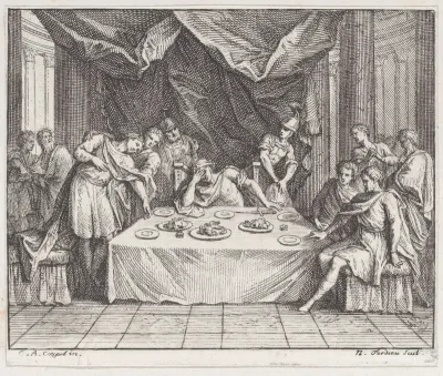 Book 2, Fable 1: the Two Oracles (Les Deux Oracles), from "Fables Nouvelles"
