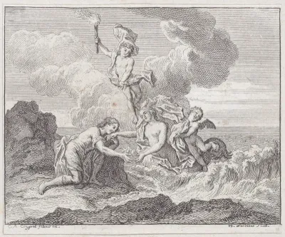 Book 2, Fable 17: the Man and the Siren (L'Homme et la Sirene), from "Fables Nouvelles"